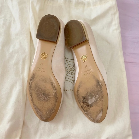 Charlotte Olympia bridal kitty flats size 37 - Picture 3 of 3